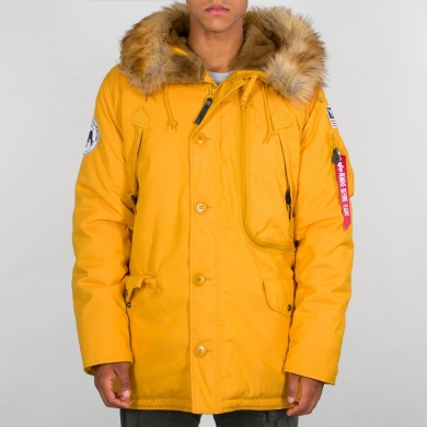 Alpha Industries Winter Jacket Polar yellow Men